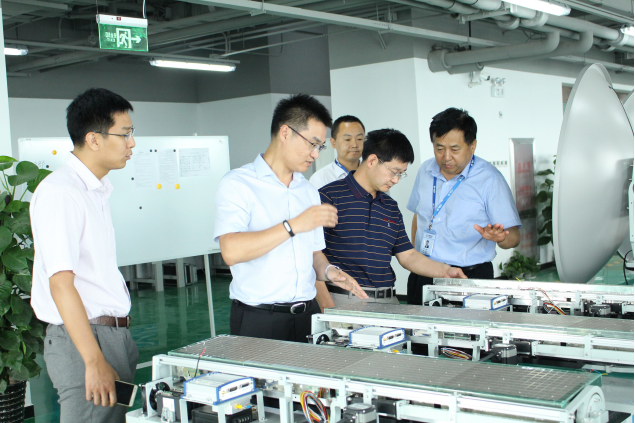 北京市科委张继红副主任一行莅临黄金城集团宇达考察调研